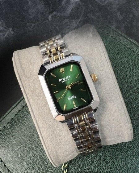 ساعة - Rolex مستطيل / شامل علبة وكيس